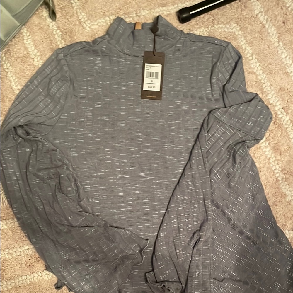 Slate Textured Knit Top